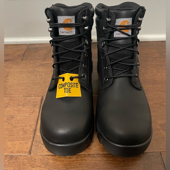 NWOB Carhartt Black Rugged Flex 6 Work Women Boots Size 8 - Picture 3 of 9